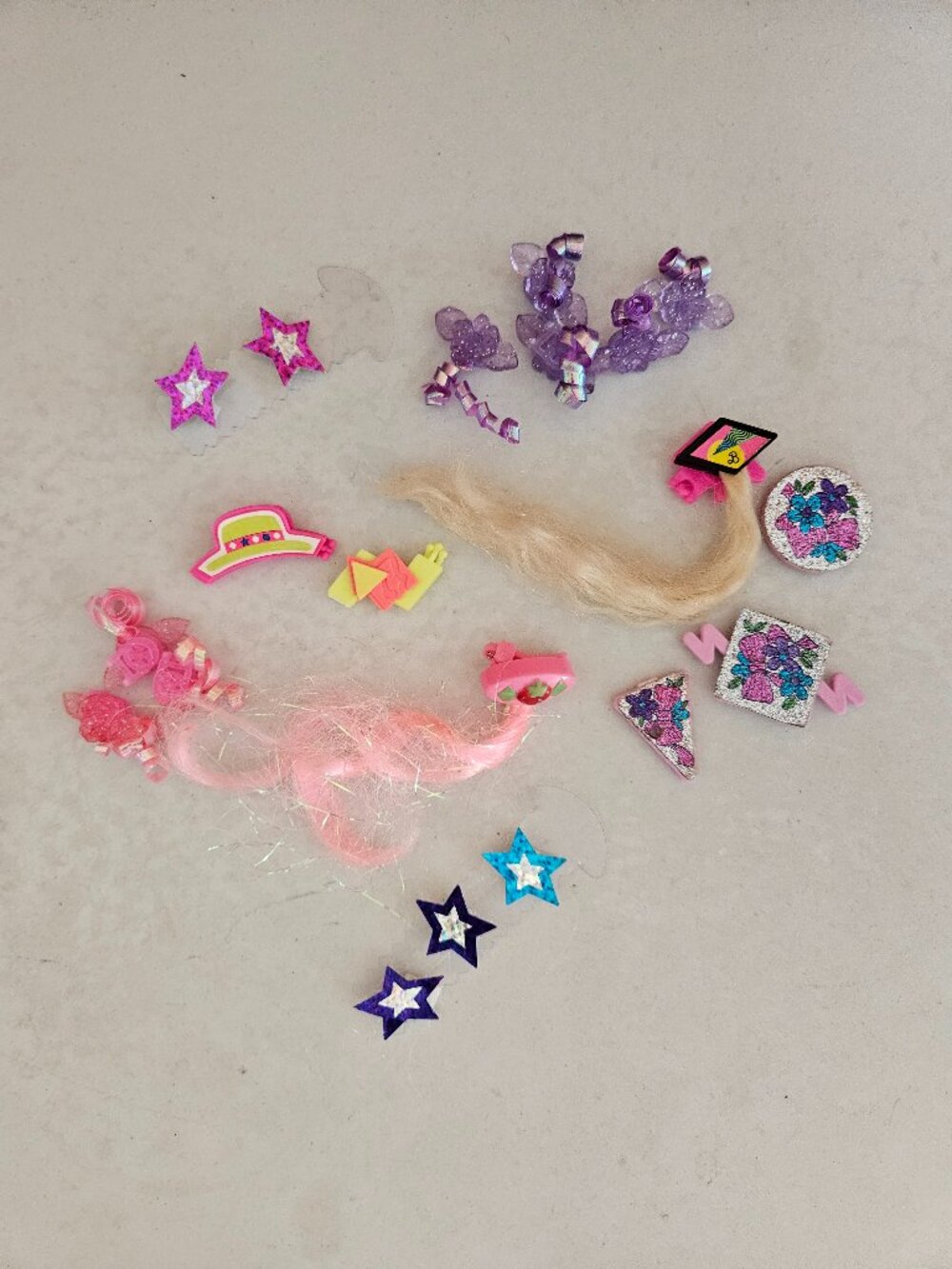 š§”3/$15 Assorted Vintage Barbie Hair Accessories Lot